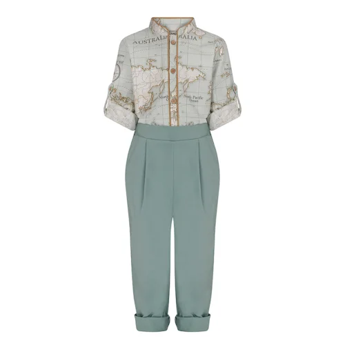 miniscule by ebrar - Bourbon Shirt and Pants Set