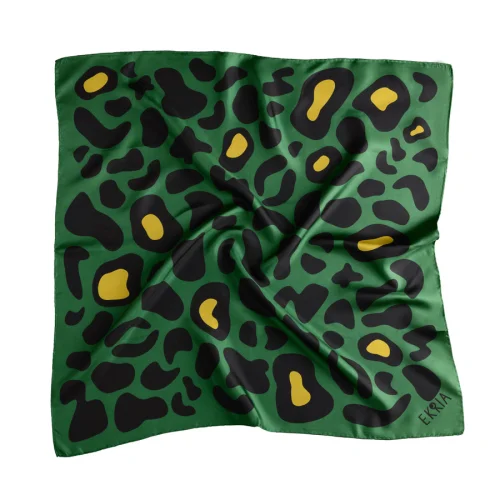 EKRIA - Animal Print Scarf