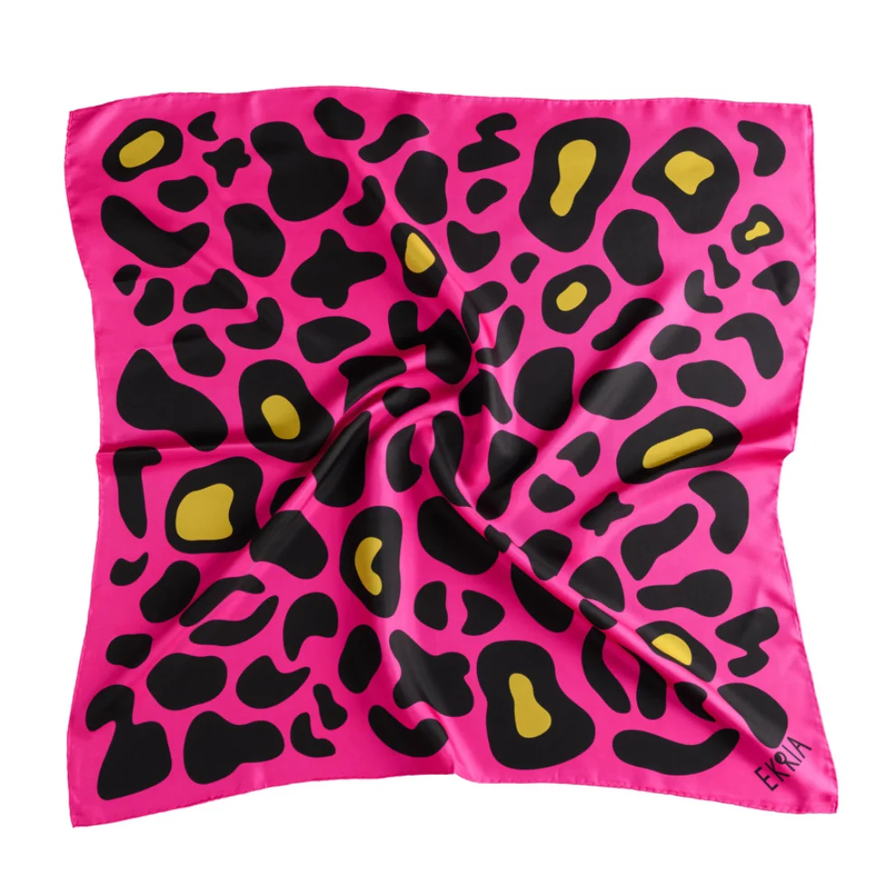 EKRIA - Animal Print Scarf