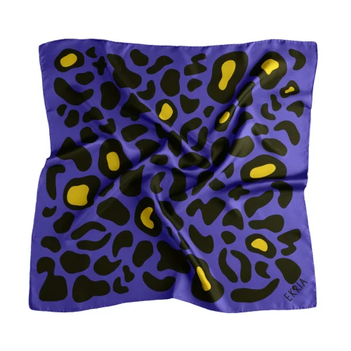 EKRIA - Animal Print Scarf