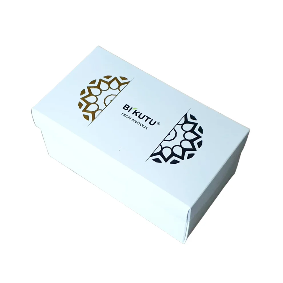 BiKutu - Zeytinyağlı Doğal Sabun 5 Li Kutu + Nazar Boncuğu Magnet