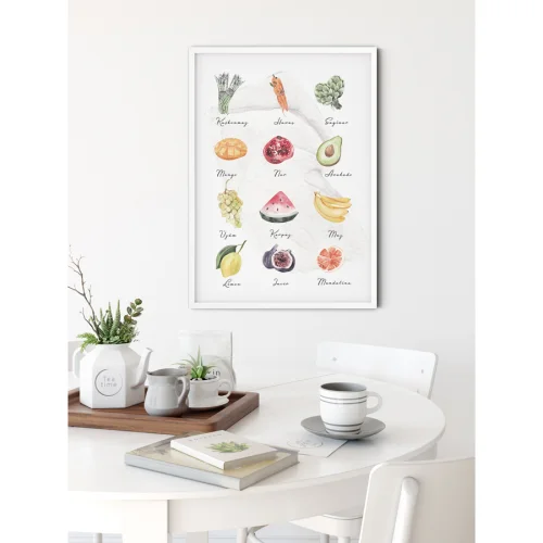 Atelier I 2n - Fruits and Vegetables Poster