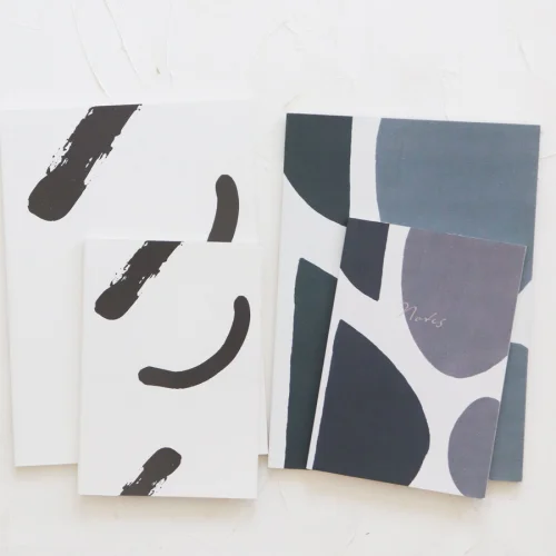 Atelier I 2n - Blue-Roads Set of 4 Notebook