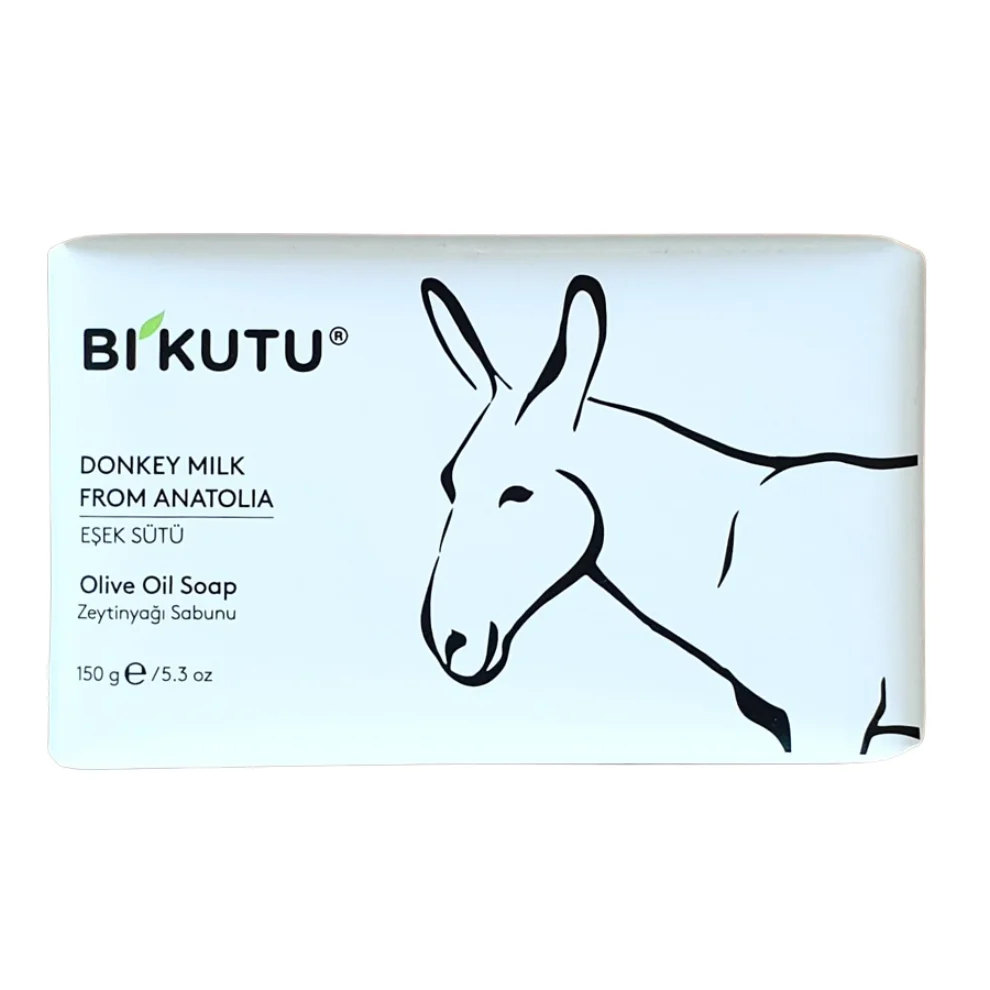 BiKutu - Natural Donkey Milk Soap With Olive Oil 3 In 1 Box