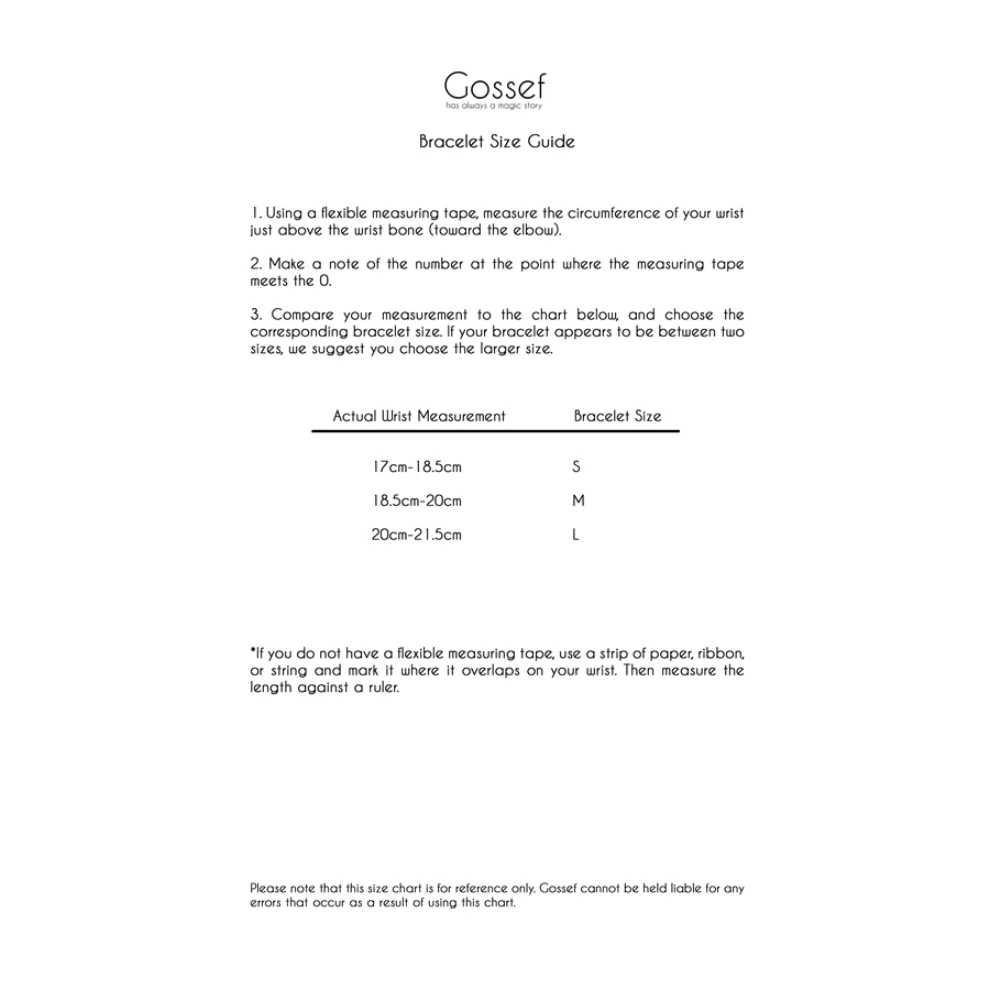 Gossef - Arınma Bileziği - Klasik1