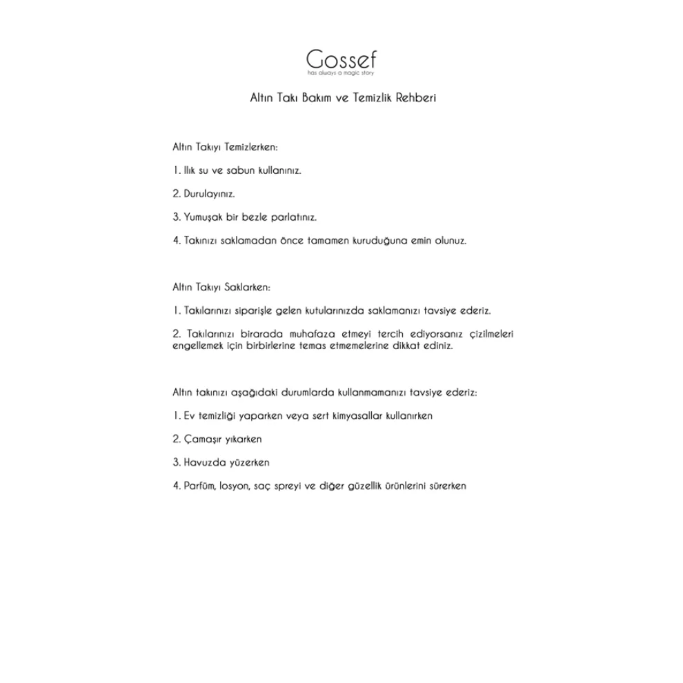 Gossef - Arınma Bileziği - Klasik1