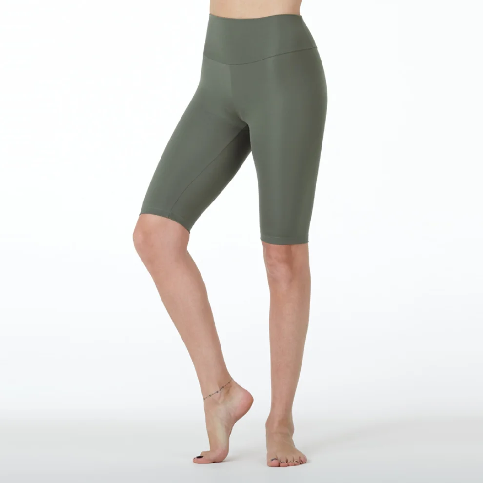 Gaia High Rise Yoga Leggings, Olive