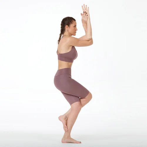 Nui Yoga - Yüksek Bel Kısa Tayt