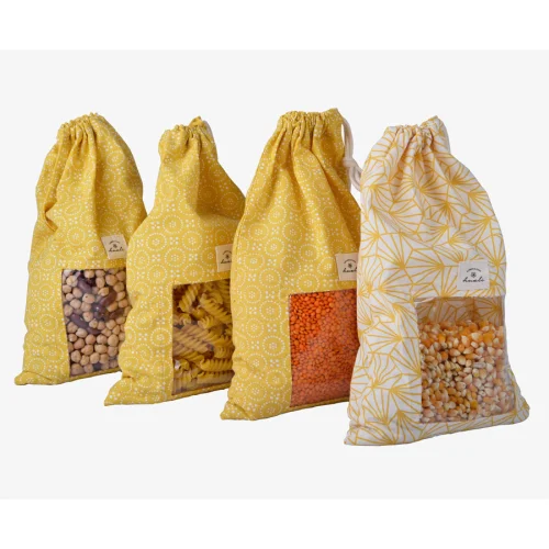 Huali - Cotton Storage Bag Set Of 2