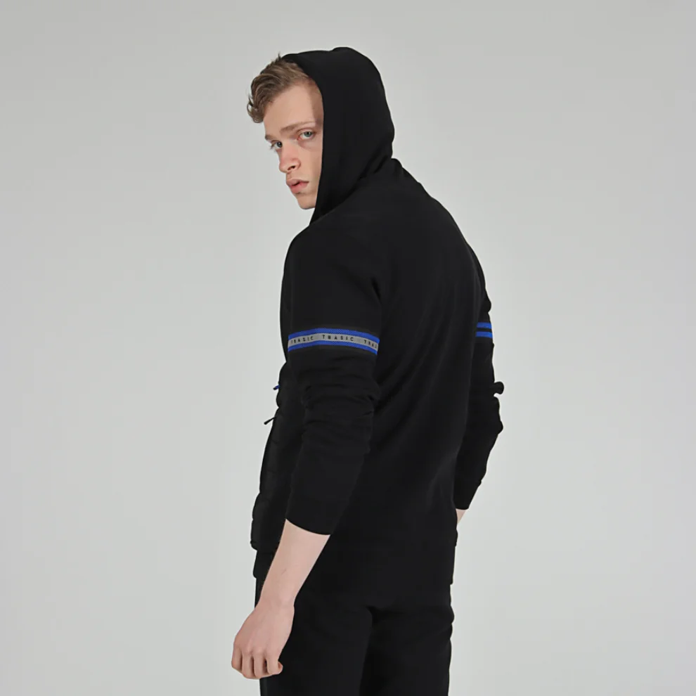 Tbasic - Kapitone Cep Sweatshirt