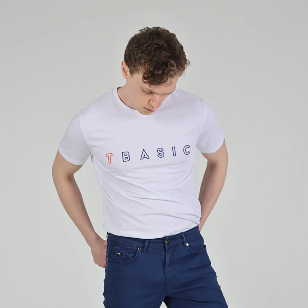Tbasic - Flexi Baskı T-shirt