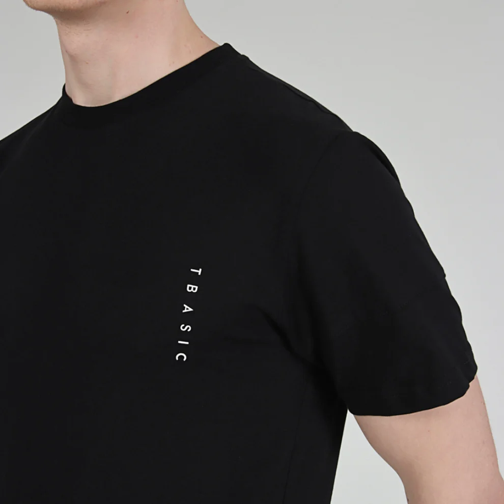 Tbasic - Kolu Parçalı Basic T-shirt