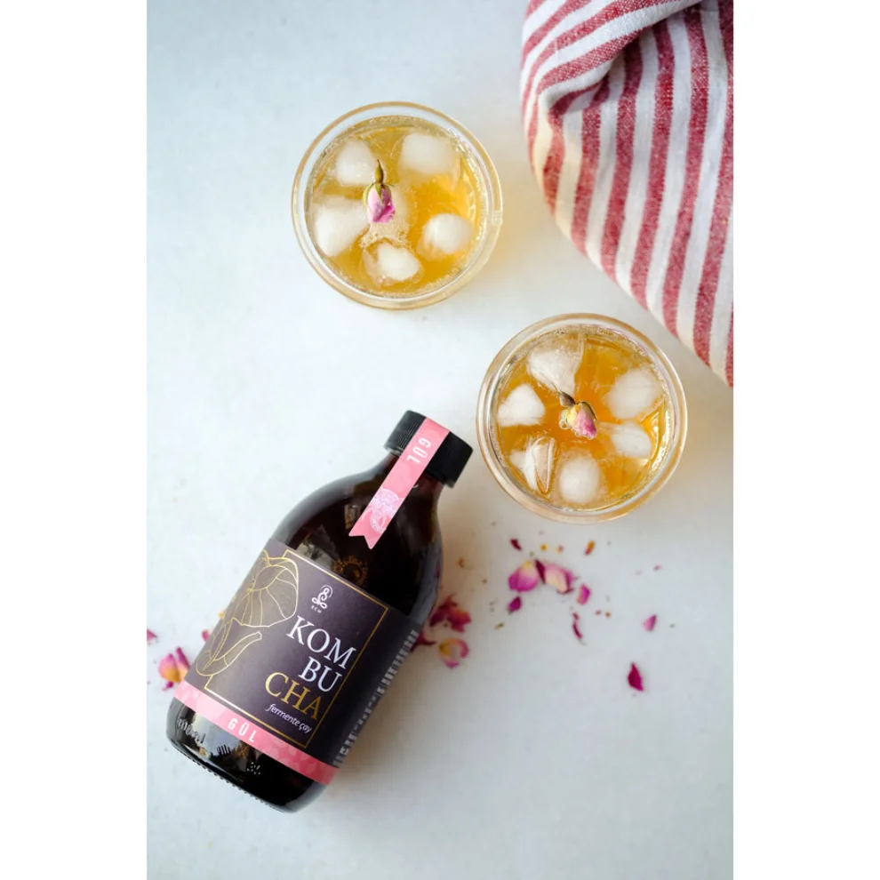 REM Kombucha - 6 Pcs Rose Fermented Tea