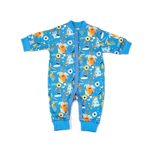 Berkiddo - Monster Pattern Long Sleeve Suit