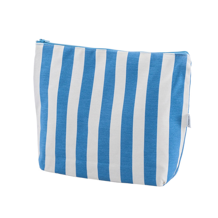 Striped Zipper Bag