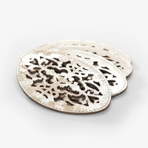 Estetik Decor - Egg Saray Leather Coaster