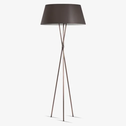 Estetik Decor - Cibuti & Trio Set Grey Copper Floor Lamp