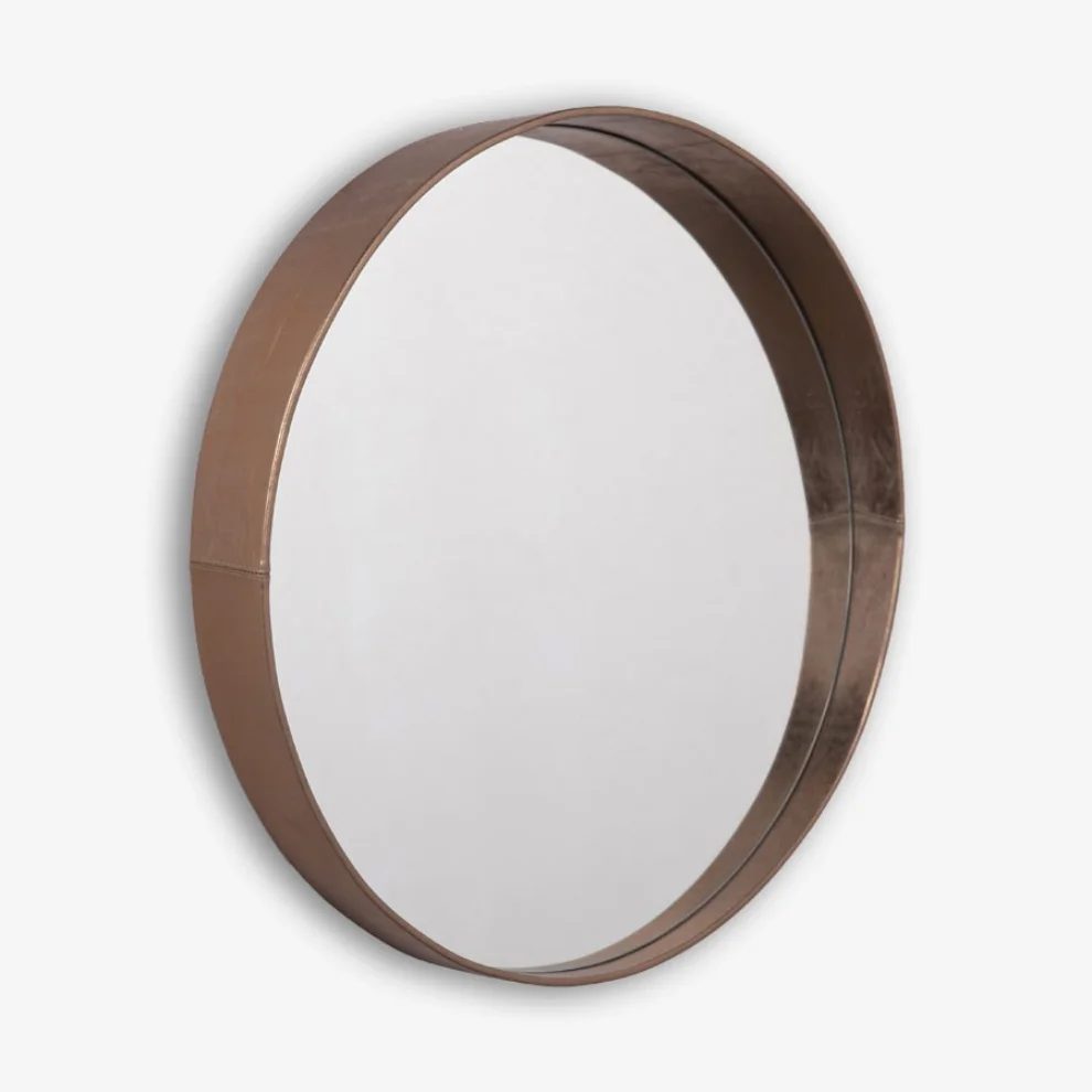 Estetik Decor - Hobart Leather Mirror