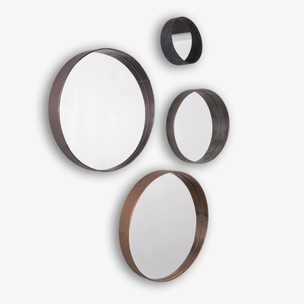 Estetik Decor - Hobart Leather Mirror