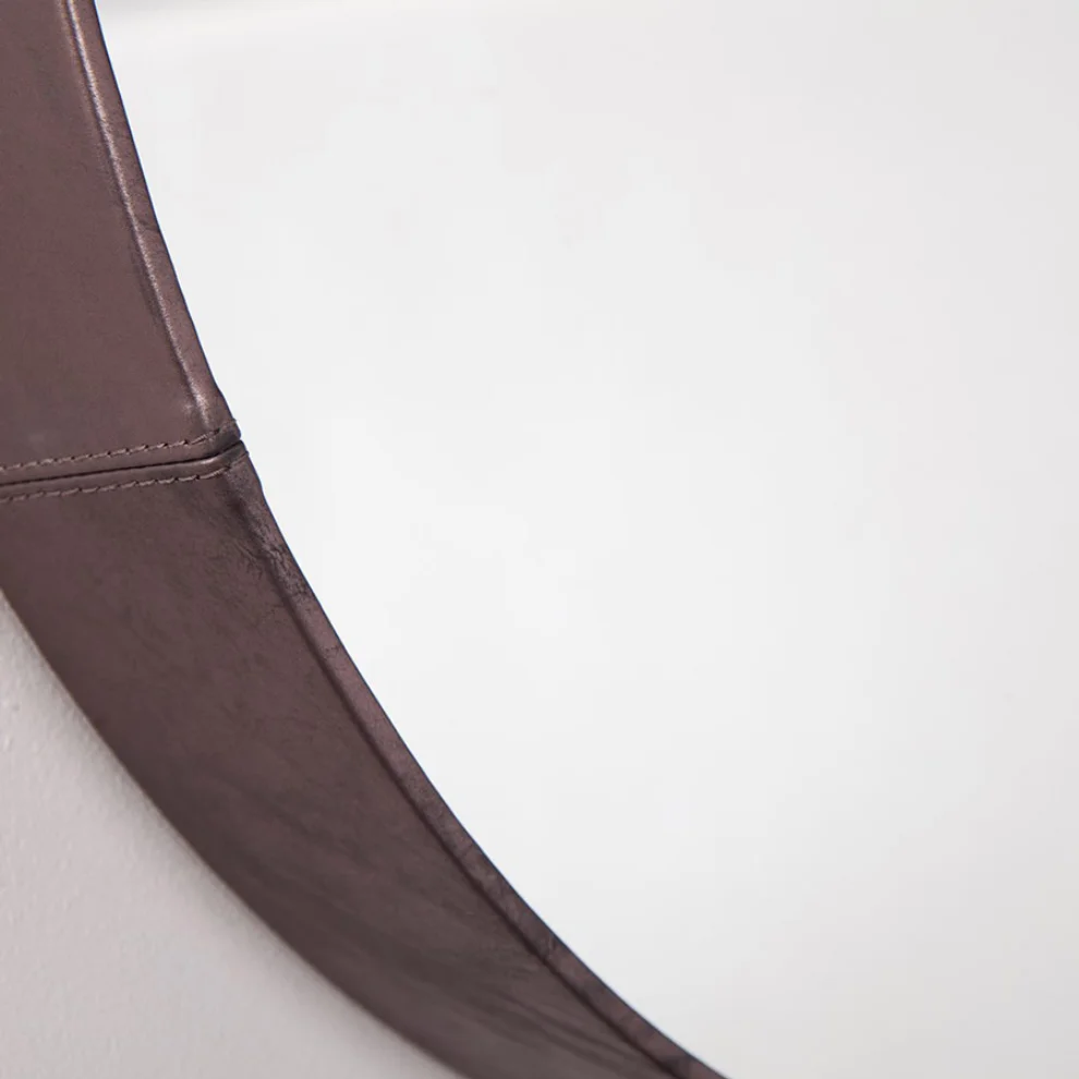 Estetik Decor - Hobart Leather Mirror