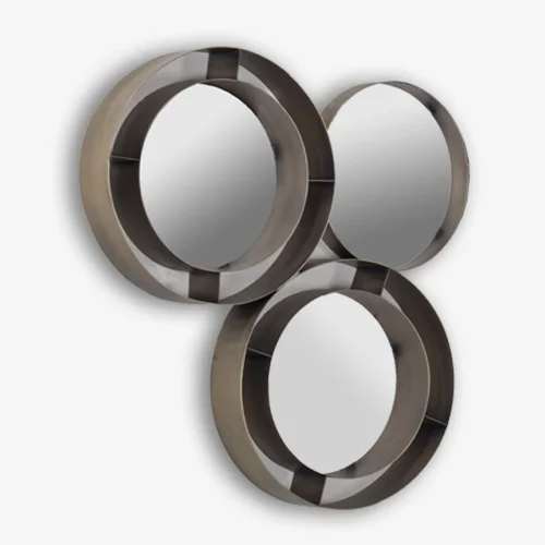 Estetik Decor - Goggel 3Lü Metal Ayna
