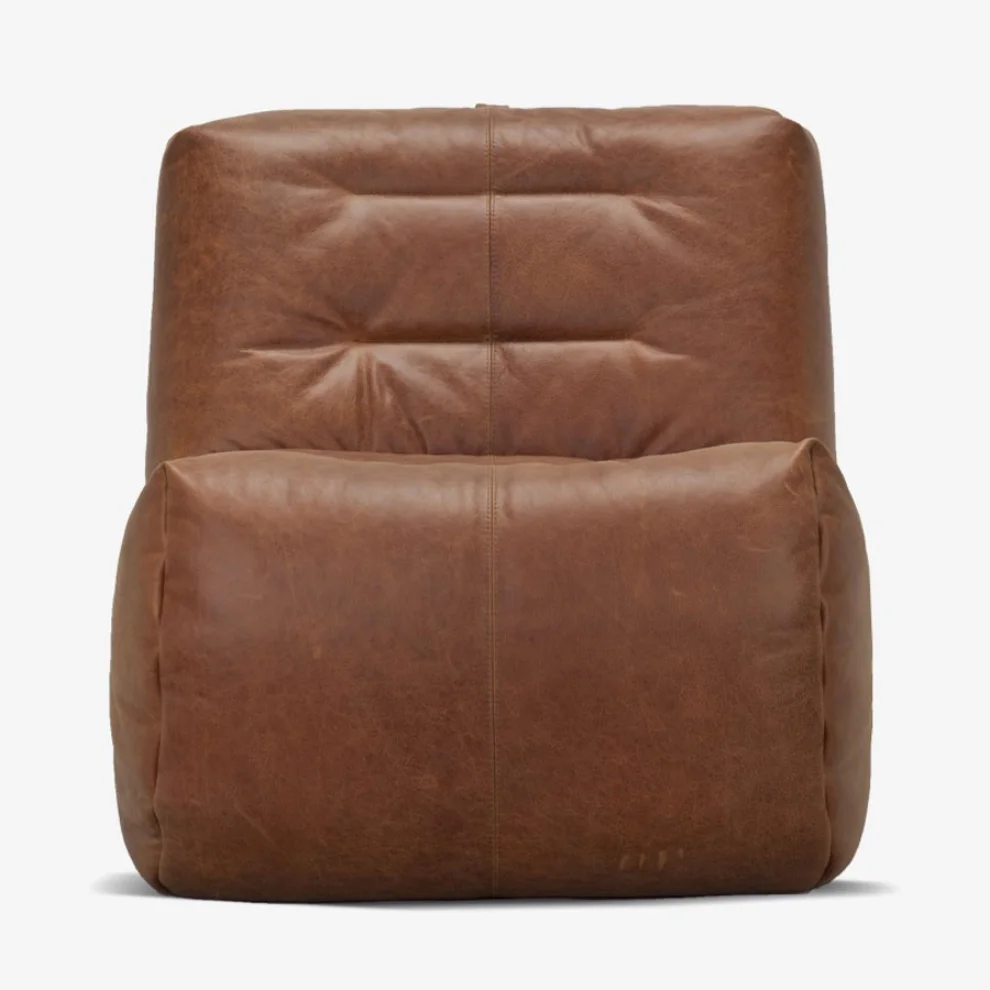 Estetik Decor - Nob Leather Armchaır