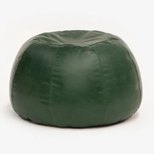 Estetik Decor - Taboo Leather Beanbag Pouf- I