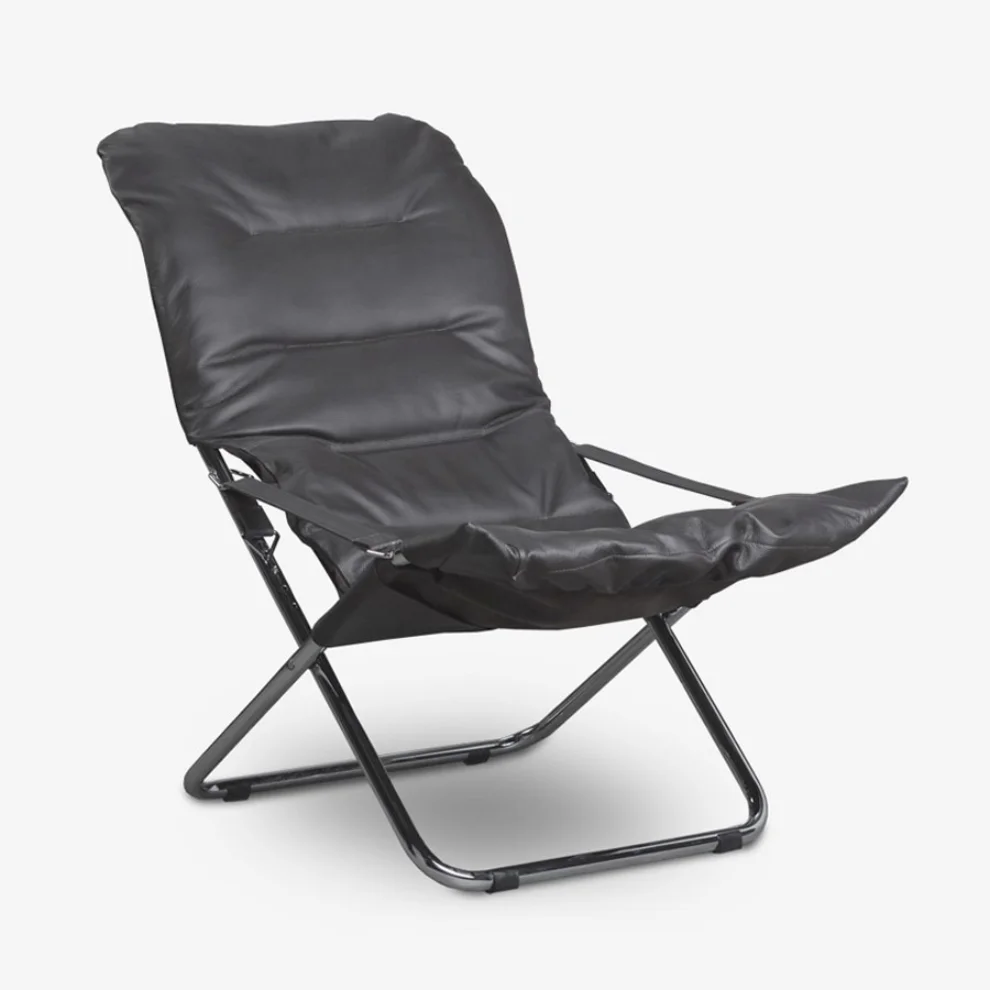 Estetik Decor - Comfort Zik Leather Foldable Chair