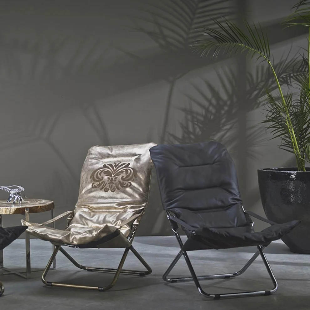 Estetik Decor - Comfort Zik Leather Foldable Chair