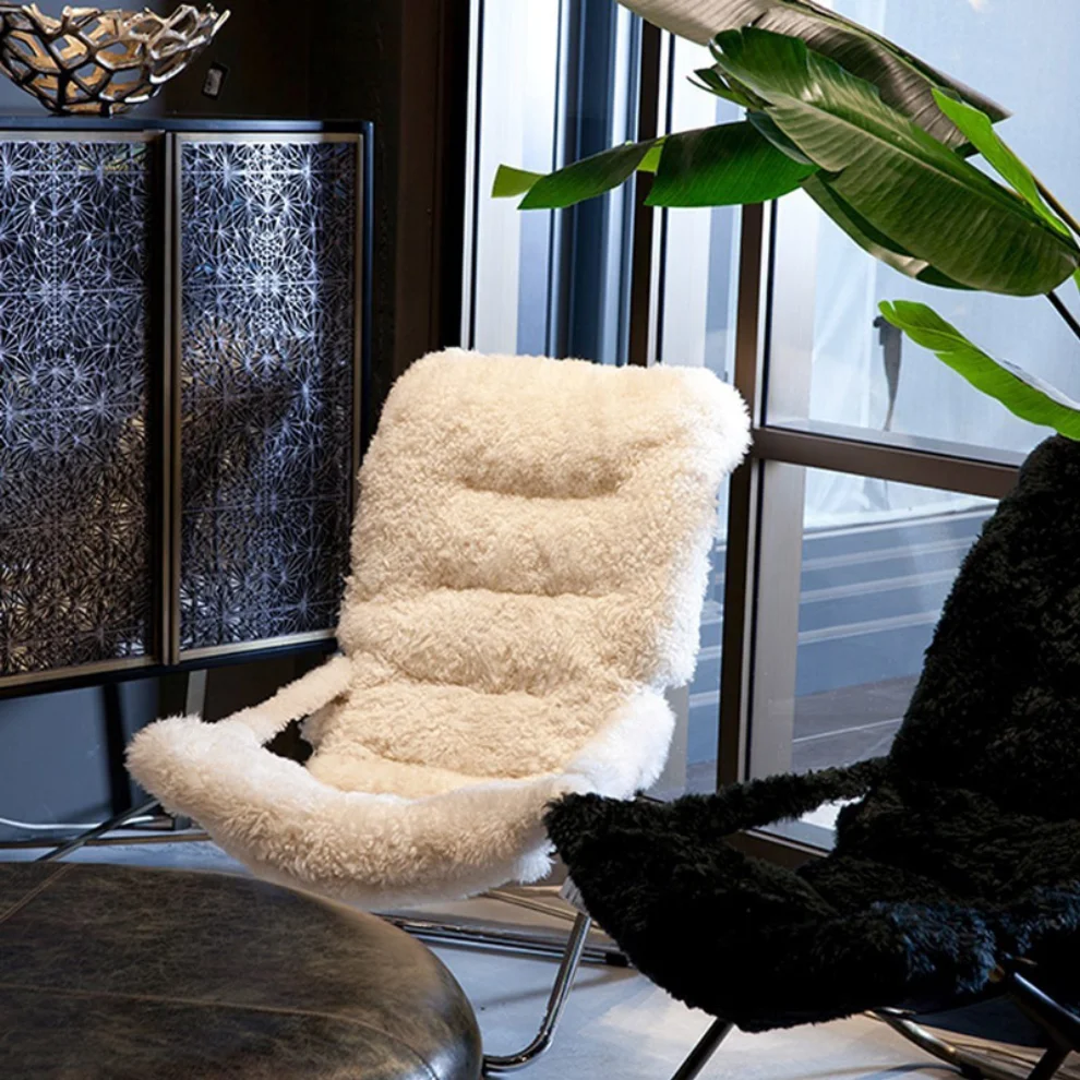 Sheepskin chair discount