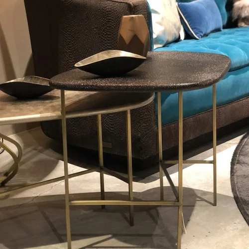 Estetik Decor - Trıat Leather Coffee Table