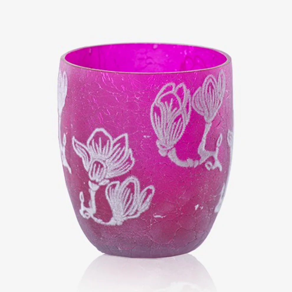 Estetik Decor - Fuchsıia Candle Holder