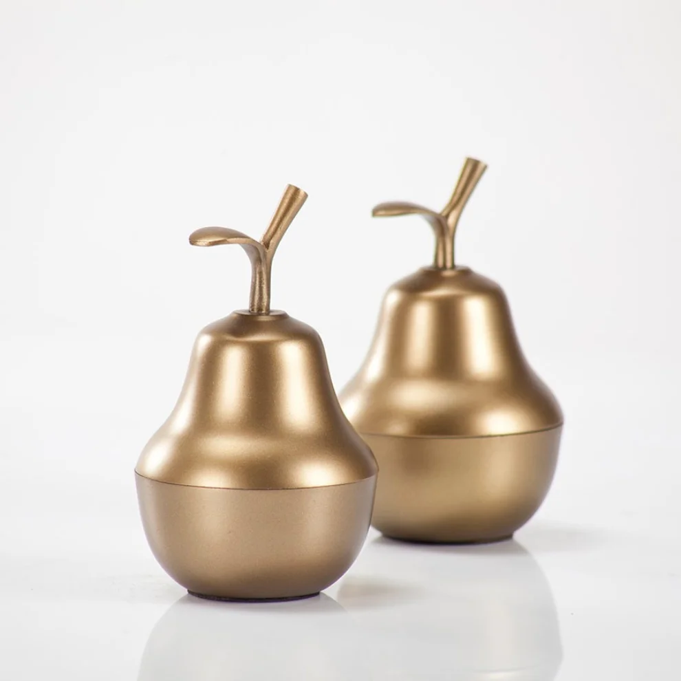 Estetik Decor - Pear Bronze Box