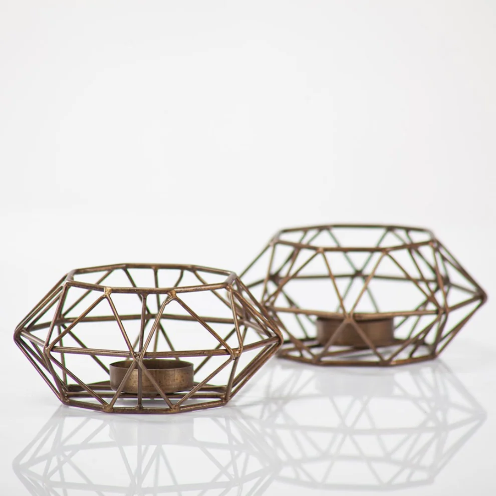 Estetik Decor - Cage Candle Holder