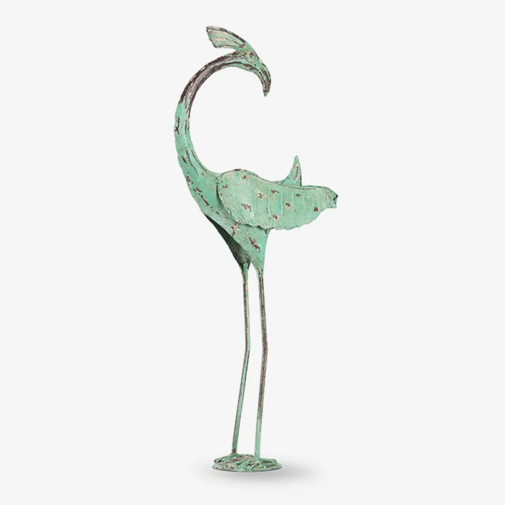 Estetik Decor - Green Flam Decorative Object