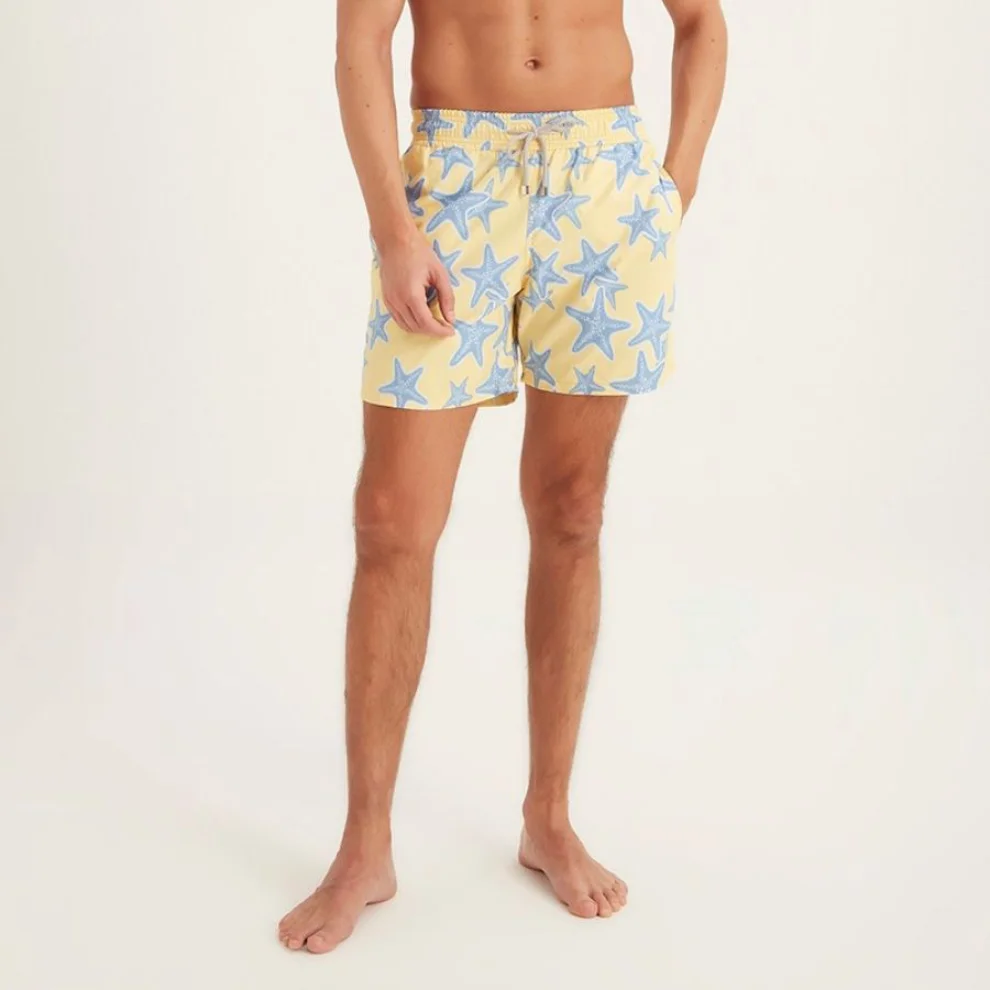 Fiji - Starfish Lime Men's Swimshorts