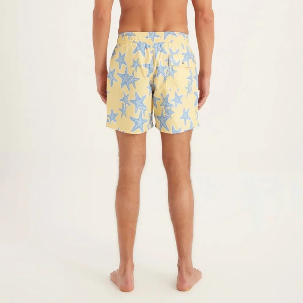 Fiji - Starfish Lime Men's Swimshorts