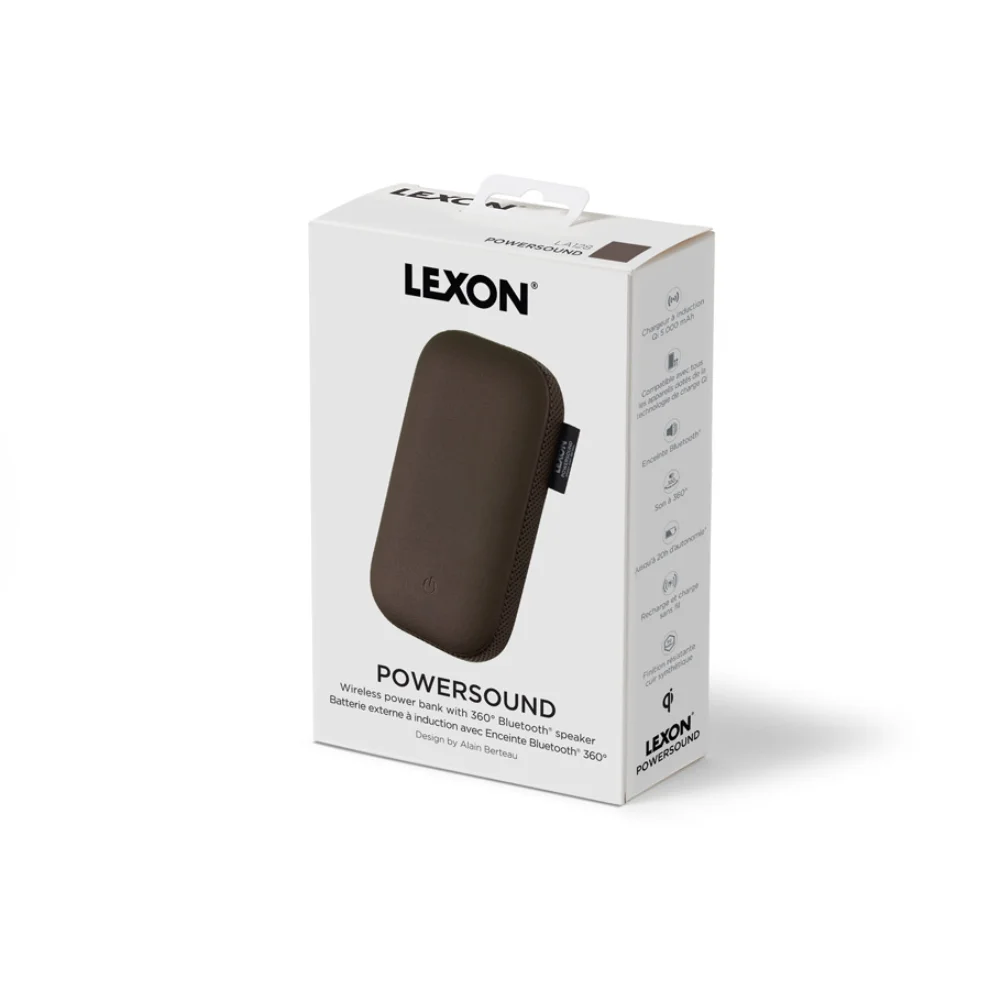 Lexon - Powersound Wireless Charger and Bluetooth Speaker