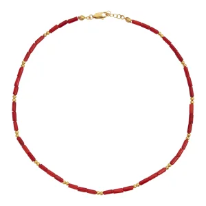 Cece Coral Necklace