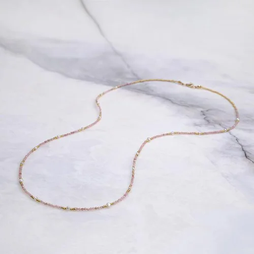 Bonjouk Studio - Jessica Rhodocrosite Necklace