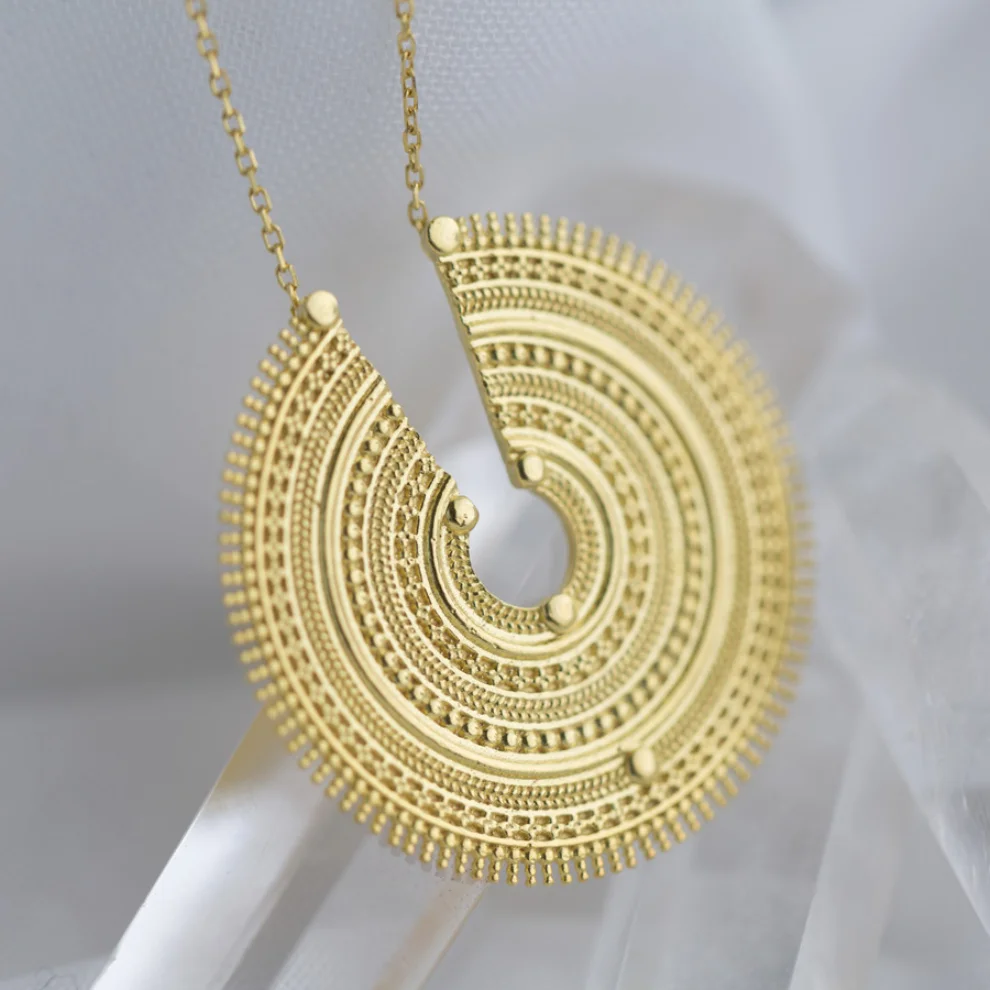 Dila Özoflu Jewelry - Wheel Kolye