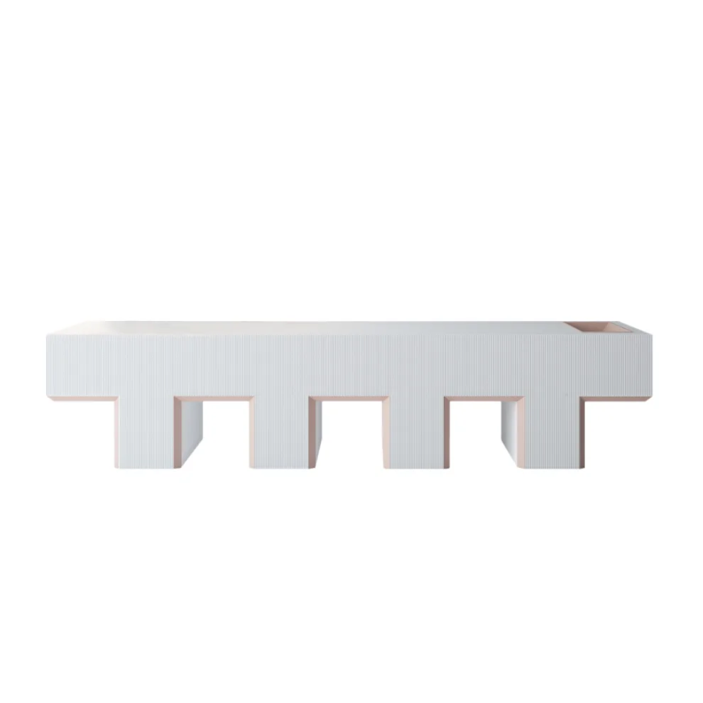 Yet Design Studio Lego Bench White hipicon