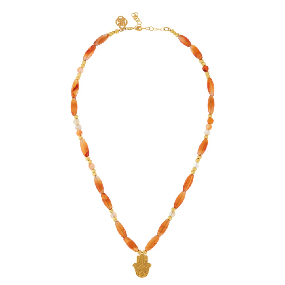 Dila Özoflu Jewelry - Hamsa Necklace