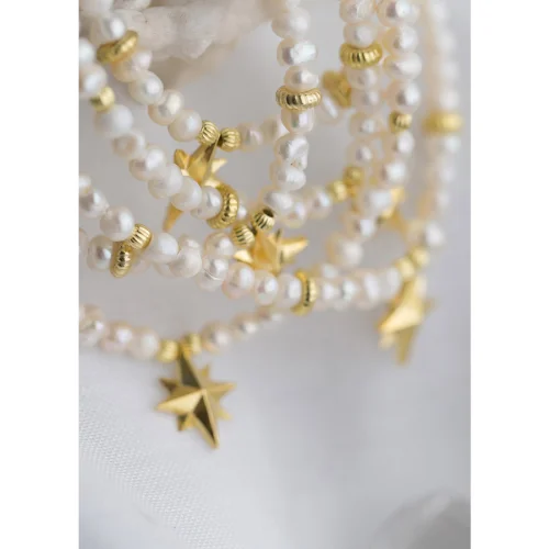 Dila Özoflu Jewelry - Notrhern Star White Pearls