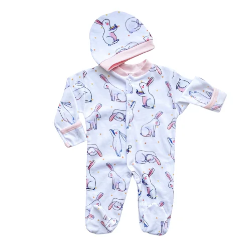 Lally Things - Bunny Familiy Baby SleepSuit