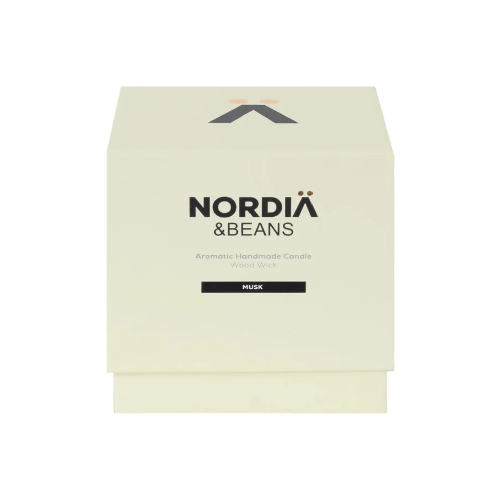 Nordia - Beans Wood Wick Natural Candle - Musk