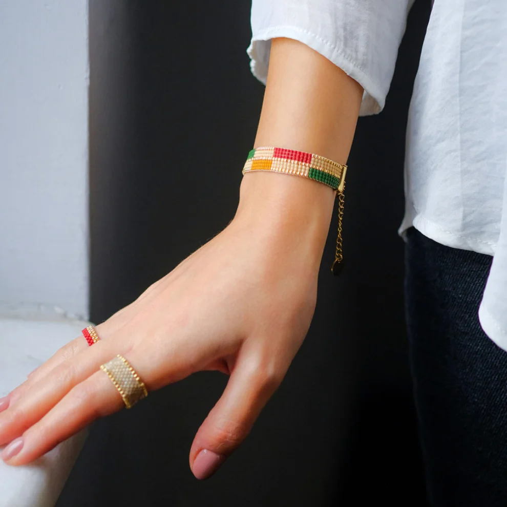 Gui - Brick Thin Bracelet