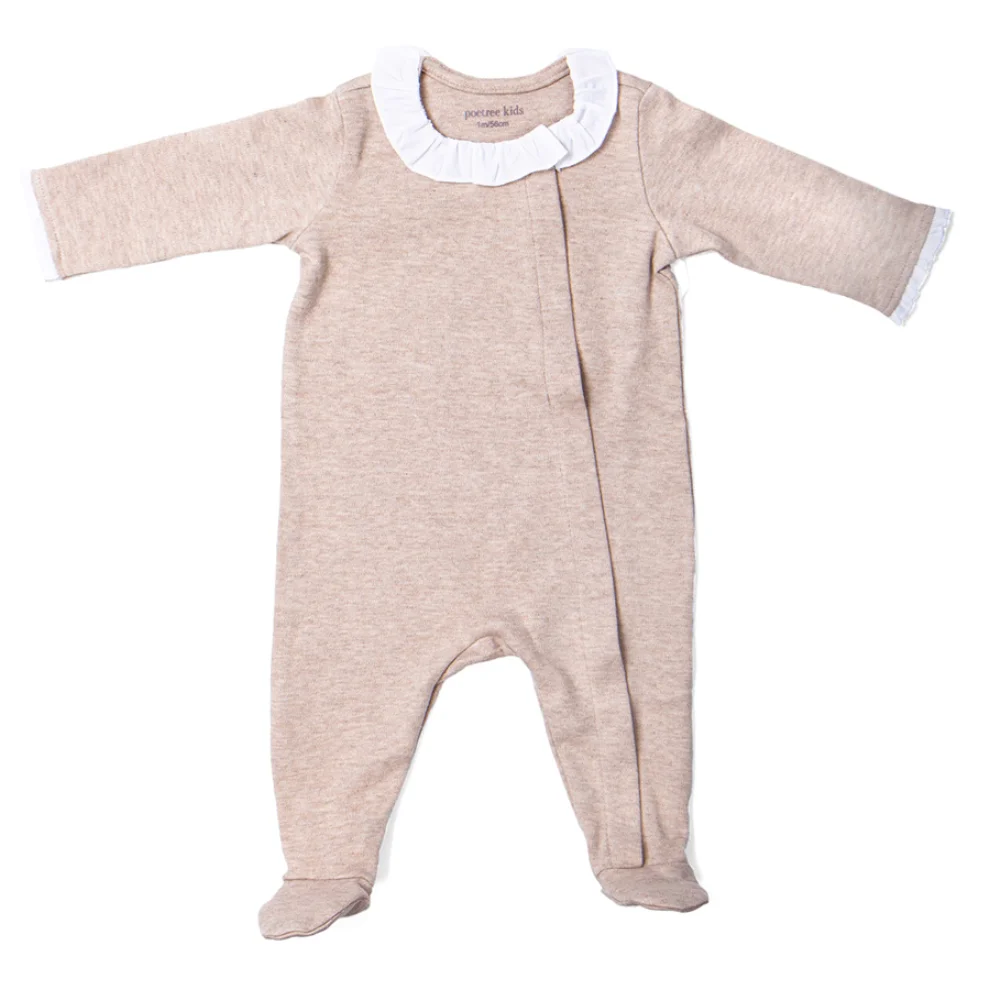 Poetree Kids - Baby Suit With Poplin Collar Chevron 