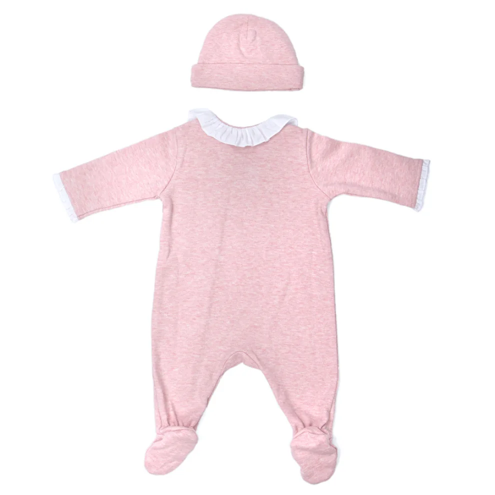 Poetree Kids - Baby Suit With Poplin Collar Chevron 