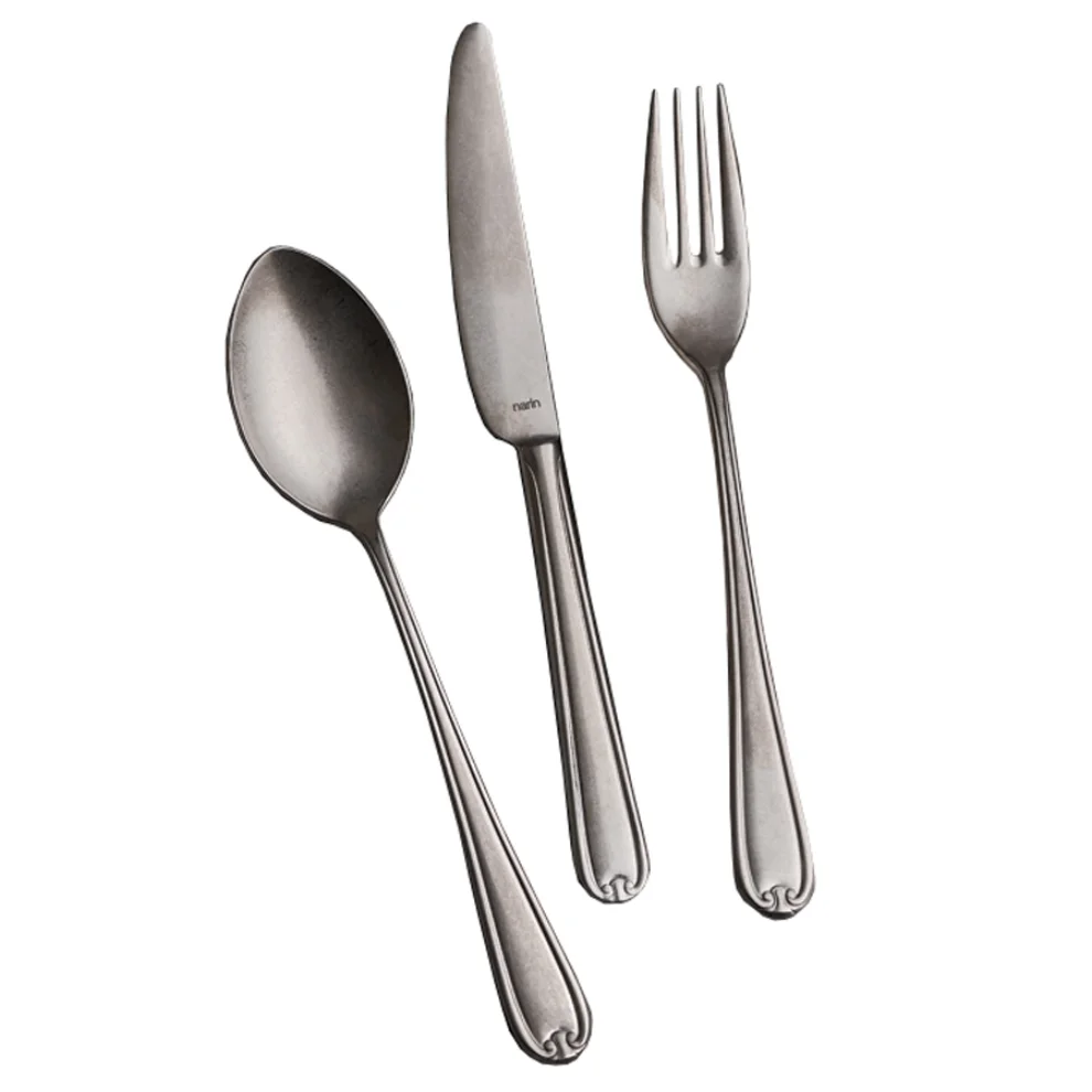 Narin Metal - Anatolia Series - Retro - Flatware Set